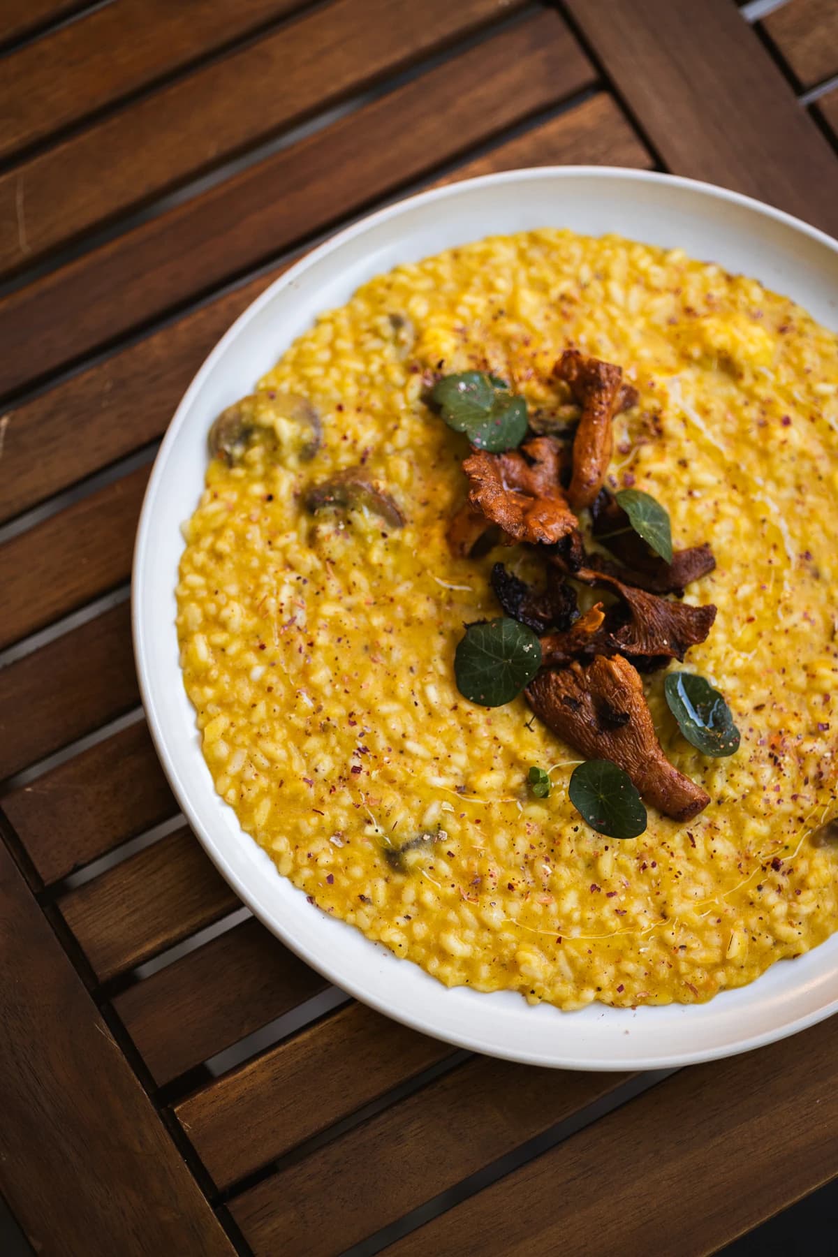 Risotto zucca e funghi