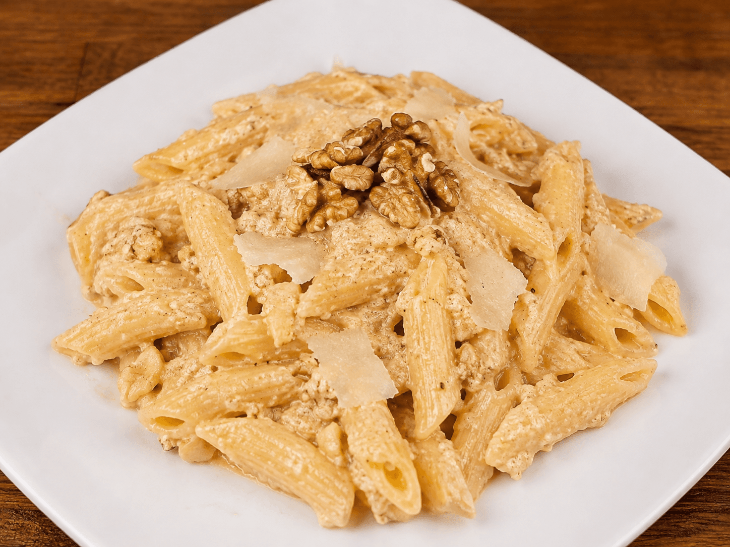 Fusilli s pestem z ricotty a ořechů